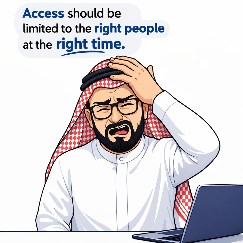 Business access control for the right people at the right time