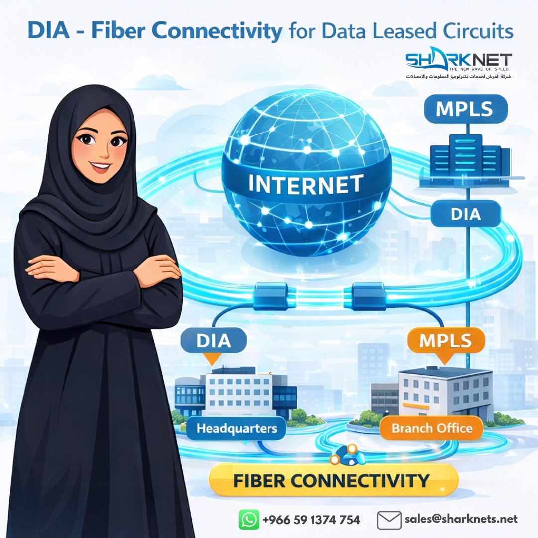 Dedicated internet access and fiber connectivity for business sites