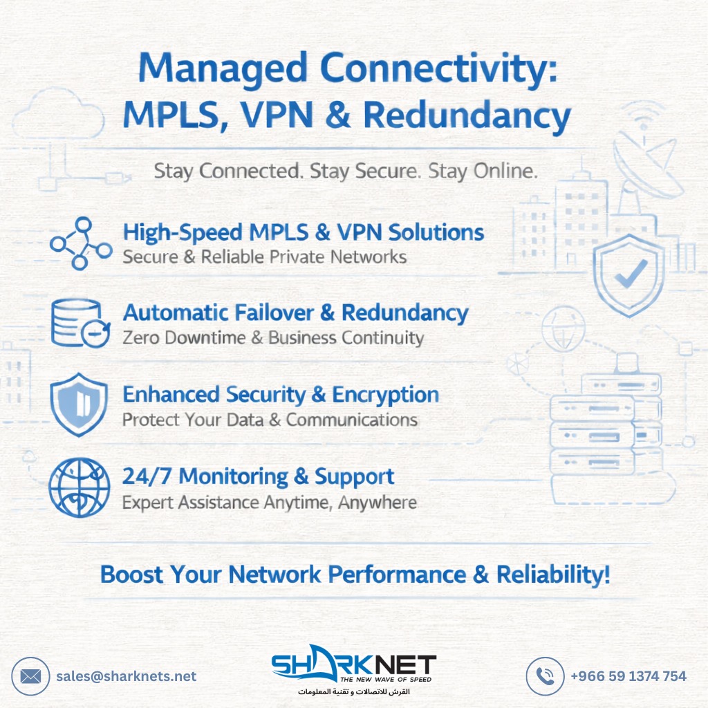 Managed MPLS, VPN, redundancy, and encrypted business connectivity