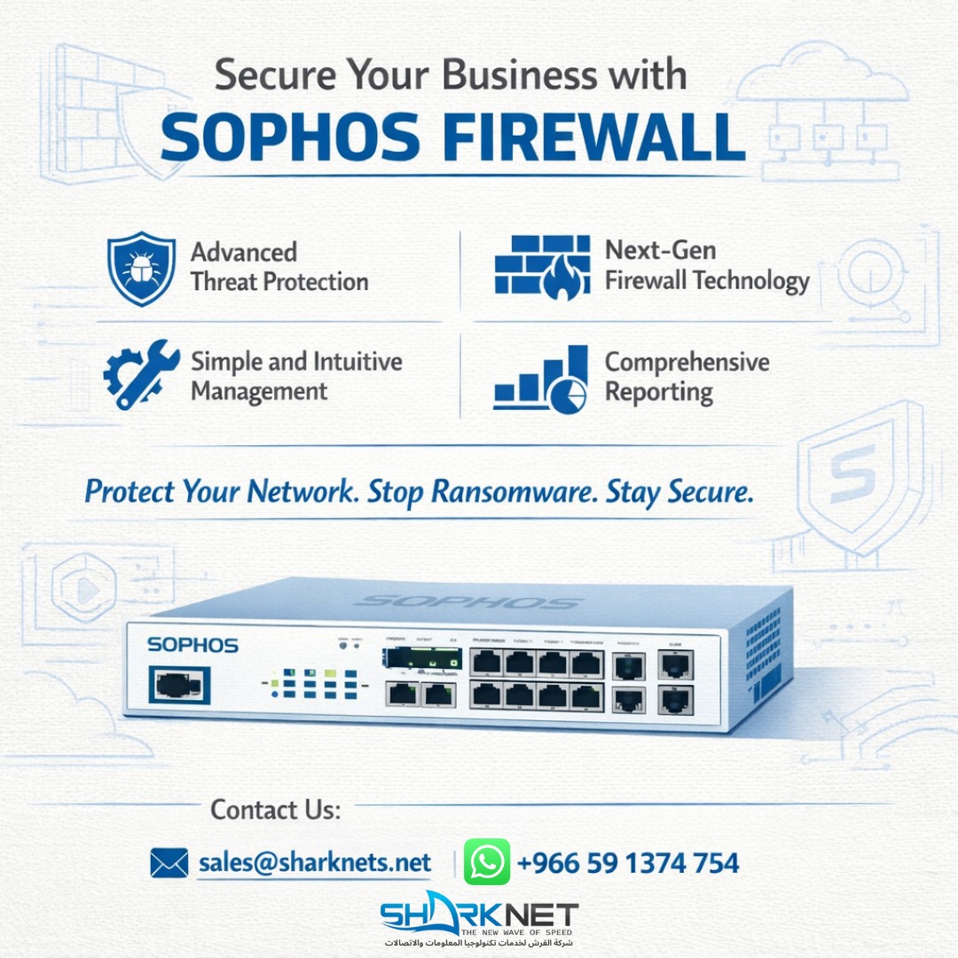 Sophos next-generation firewall for ransomware and threat protection